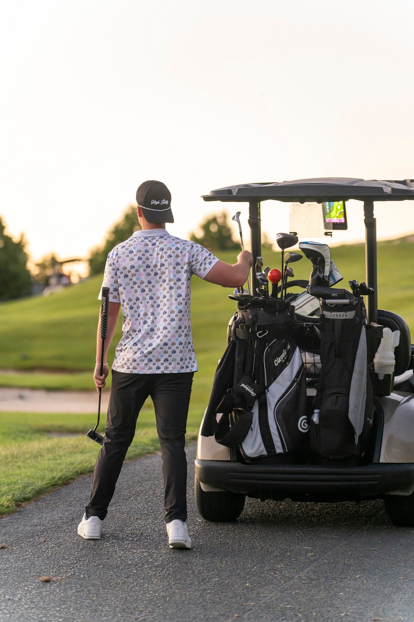 White Pastel Performance Polo