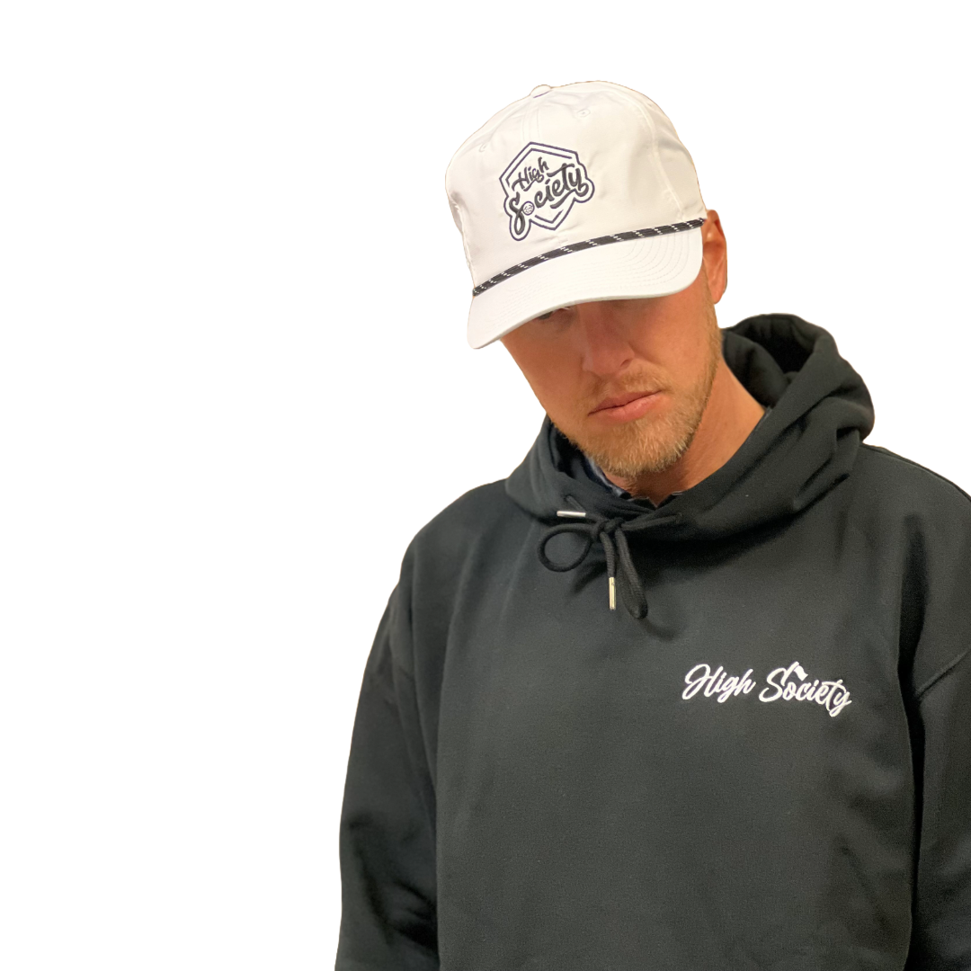Black Cotton Hoodie