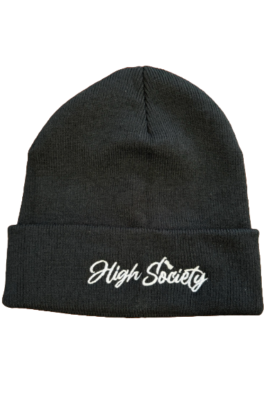 High Society Golf Cursive Beanie