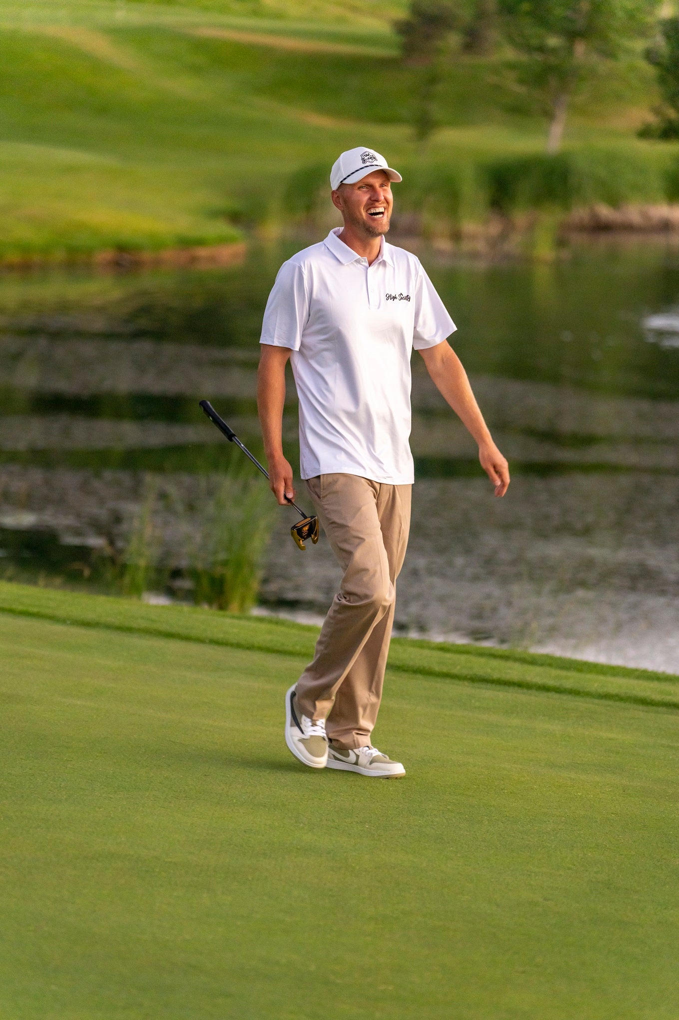 White Performance Polo