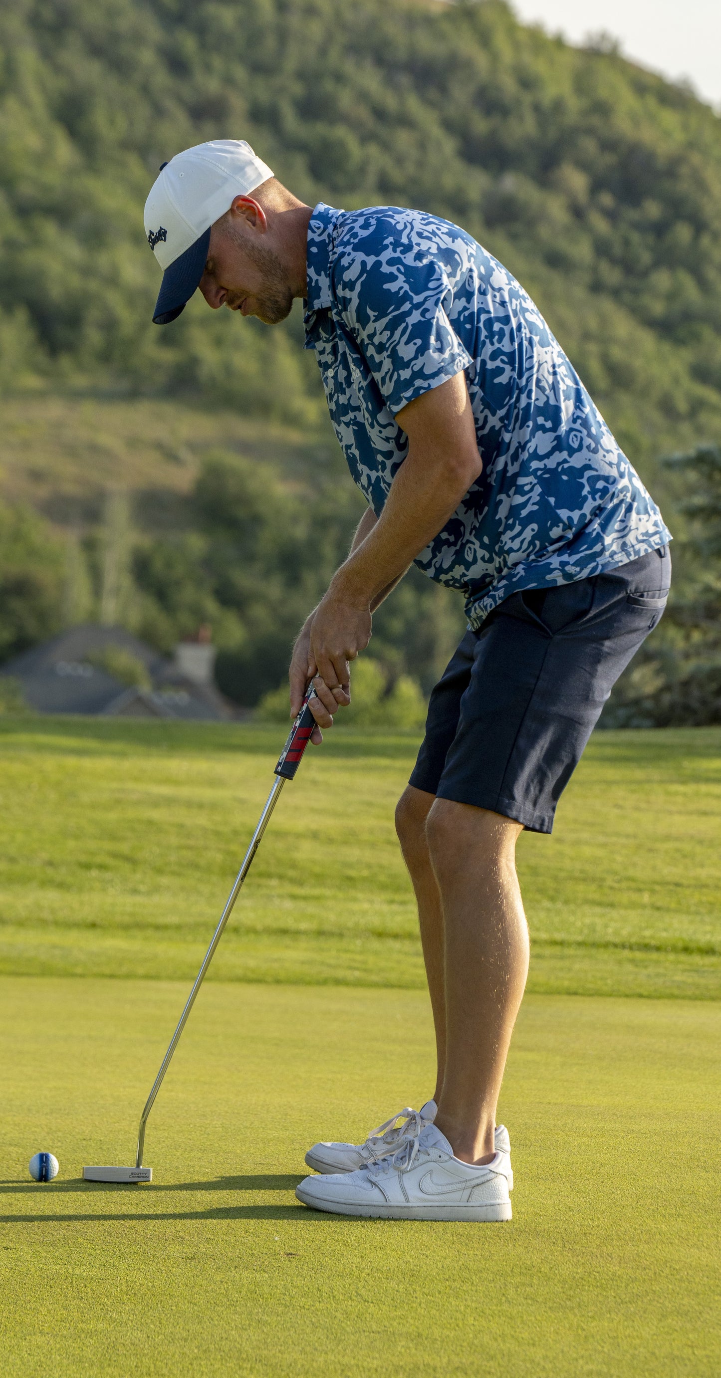 Coastal Camo Performance Polo