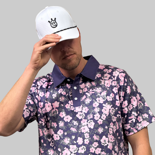 Royal Bloom Performance Polo