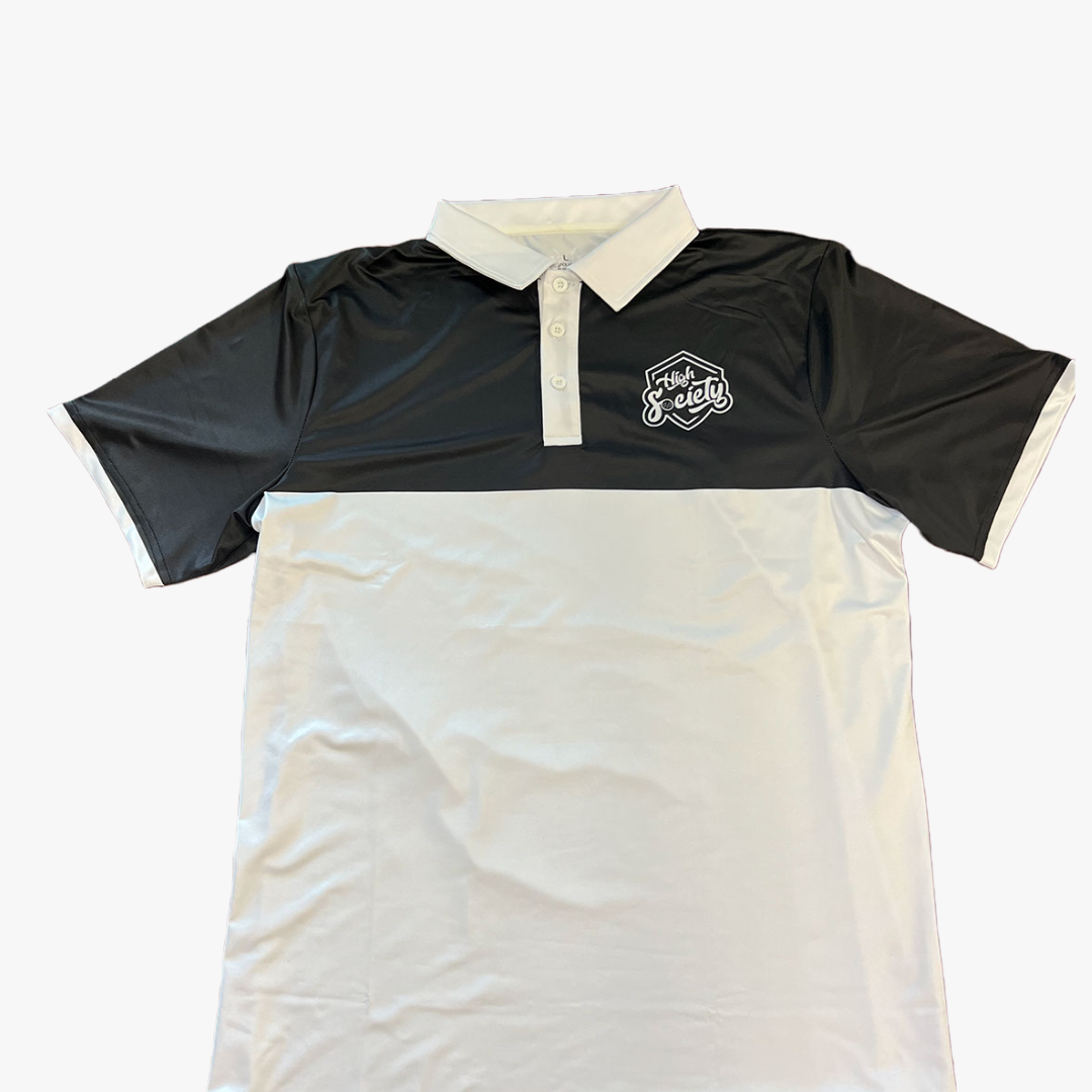 Black & White Performance Polo