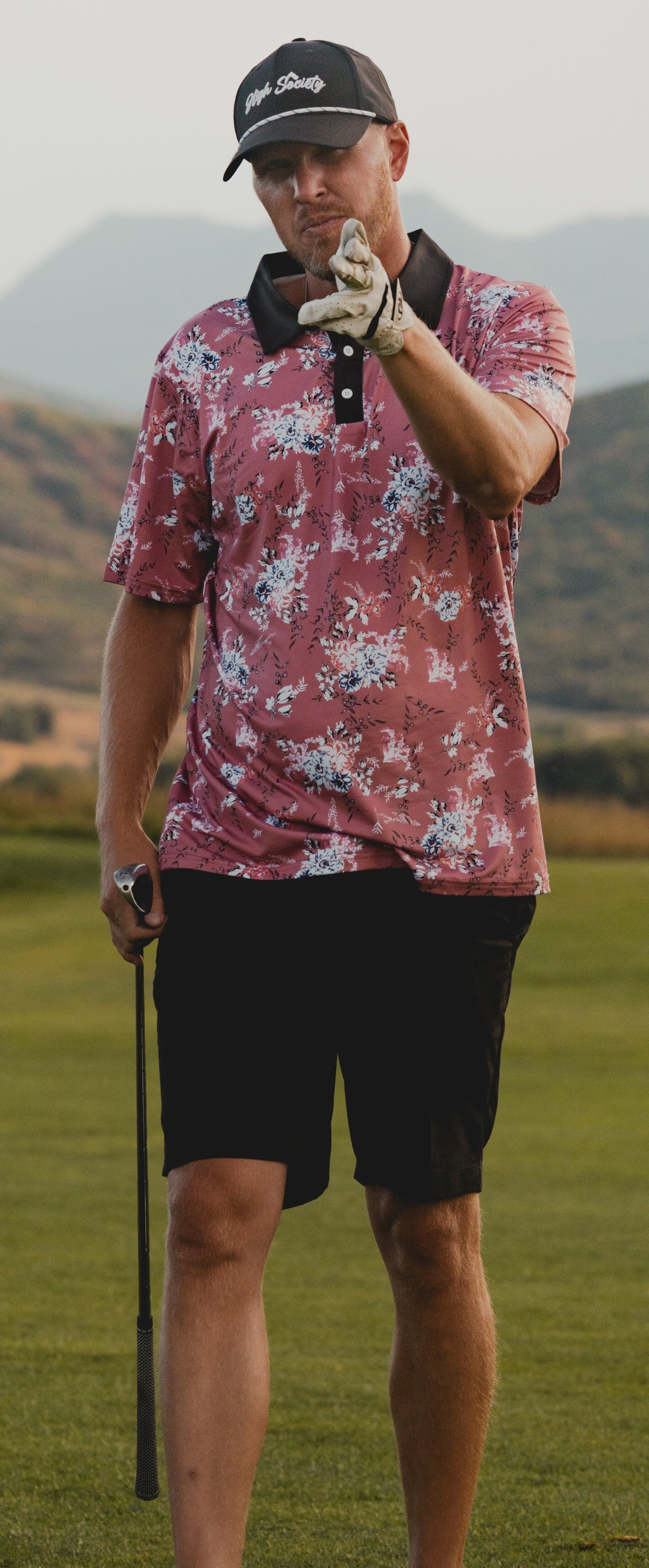 Fadeaway Floral Polo