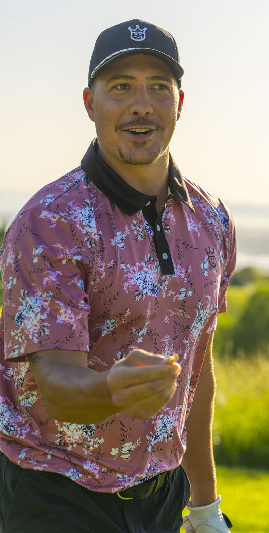 Fadeaway Floral Polo